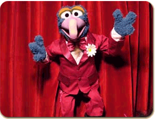 The purple Muppet: Gonzo